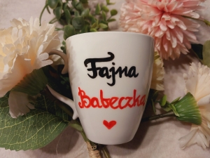 Filiżanka Fajna Babka na Dzień Kobiet urodziny 