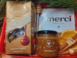 Zestaw prezentowy na święta mikołajki "Złoty Linodor"