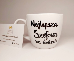 Filiżanka dla szefowej dyrektora Najlepsza szefowa na świecie