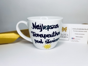 Filiżanka dla terapeuty psychologa