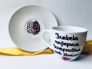 Filiżanka kubek dla psychologa terapeuty rozwijający się mózg