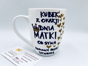 Kubek z okazji Dnia Matki od syna kupiony przez synową :)