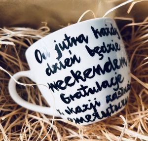 Filiżanka dla emerytki od dziś każdy dzień jest weekendem