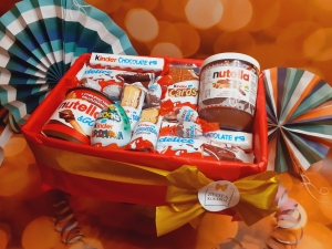 Kinder Box z Nutellą na urodziny 18 mikołajki
