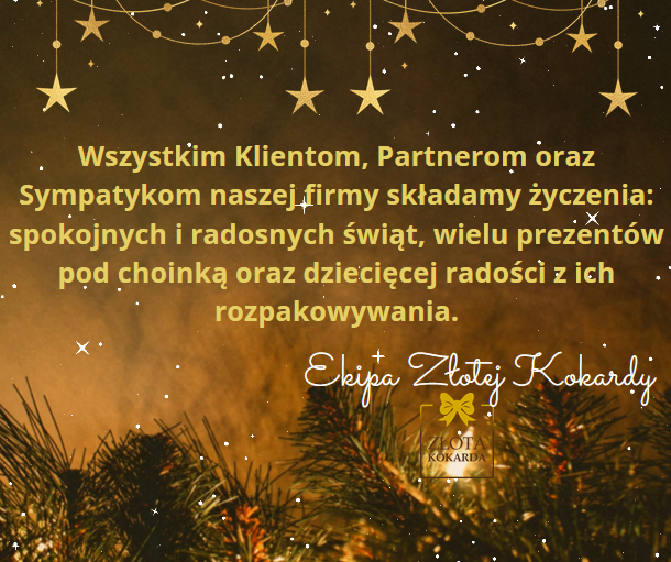Życzenia od Złotej Kokardy